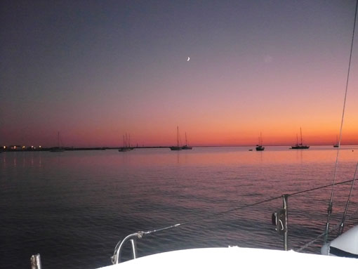Sonnenuntergang im Alvor