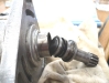 die gebrochene Welle der Einspritzpumpe